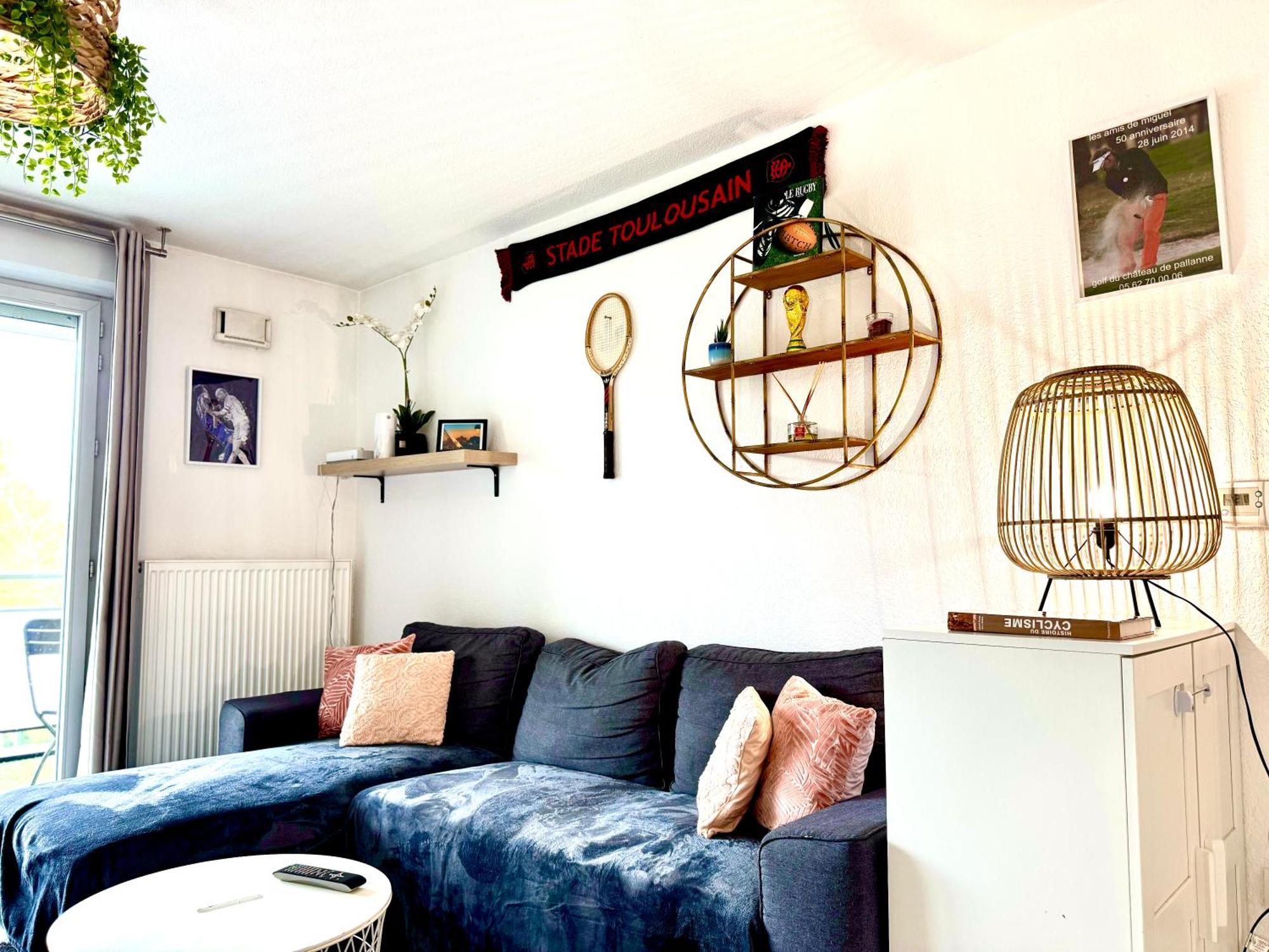 Bel Appartement T3 De 60M2 Avec Parking, Terrasse, Proche Du Metro Et Du Periph Toulouse Exterior foto