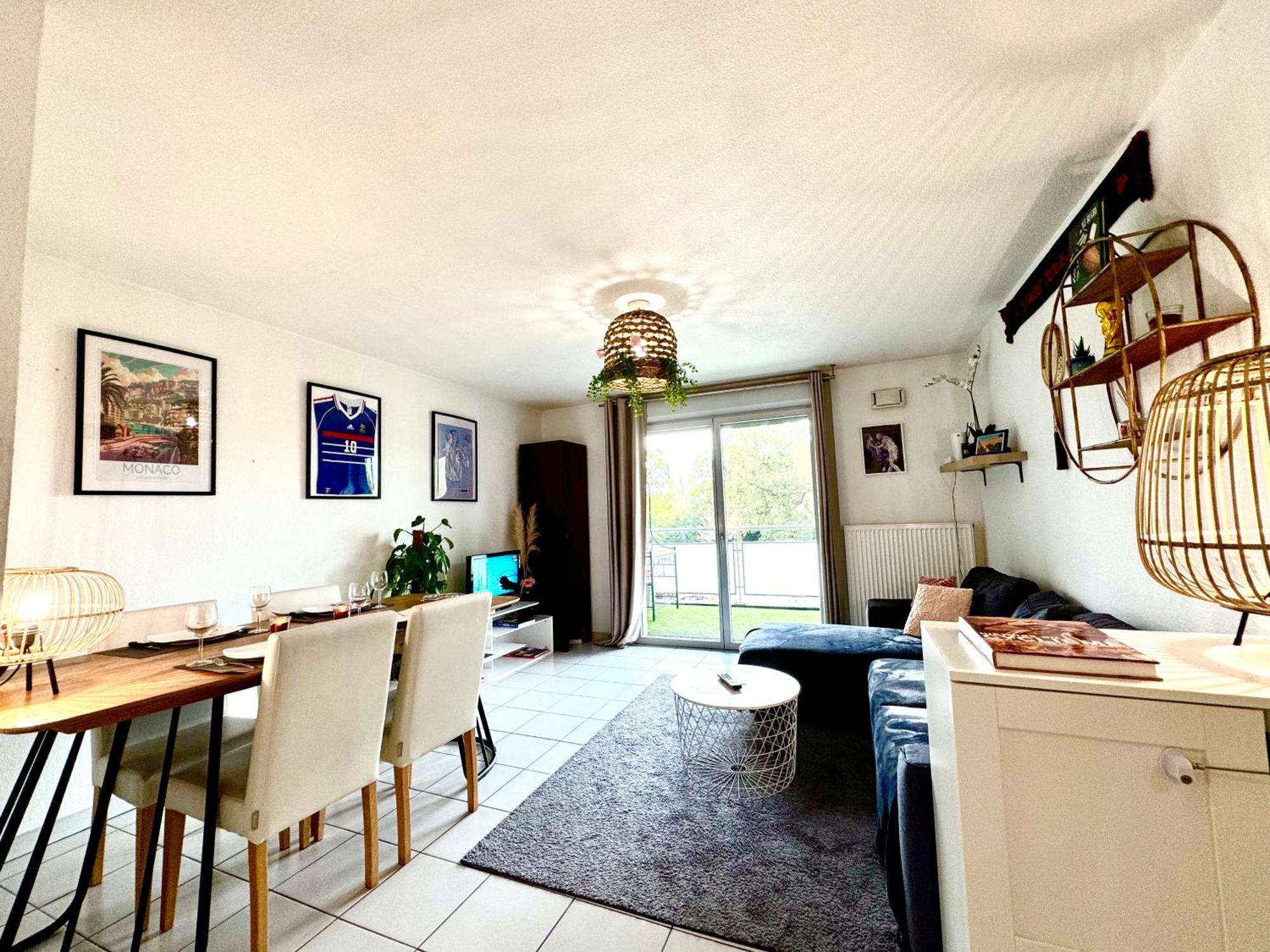 Bel Appartement T3 De 60M2 Avec Parking, Terrasse, Proche Du Metro Et Du Periph Toulouse Exterior foto