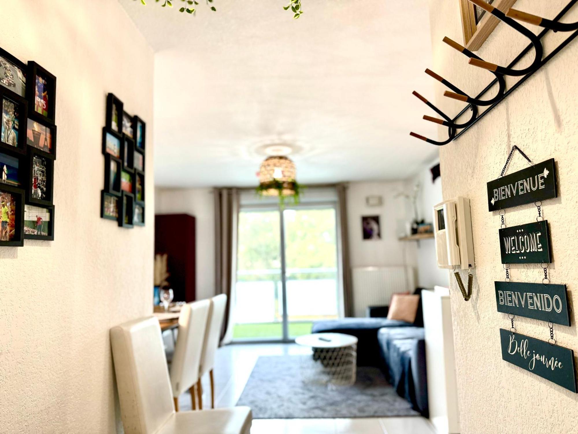 Bel Appartement T3 De 60M2 Avec Parking, Terrasse, Proche Du Metro Et Du Periph Toulouse Exterior foto