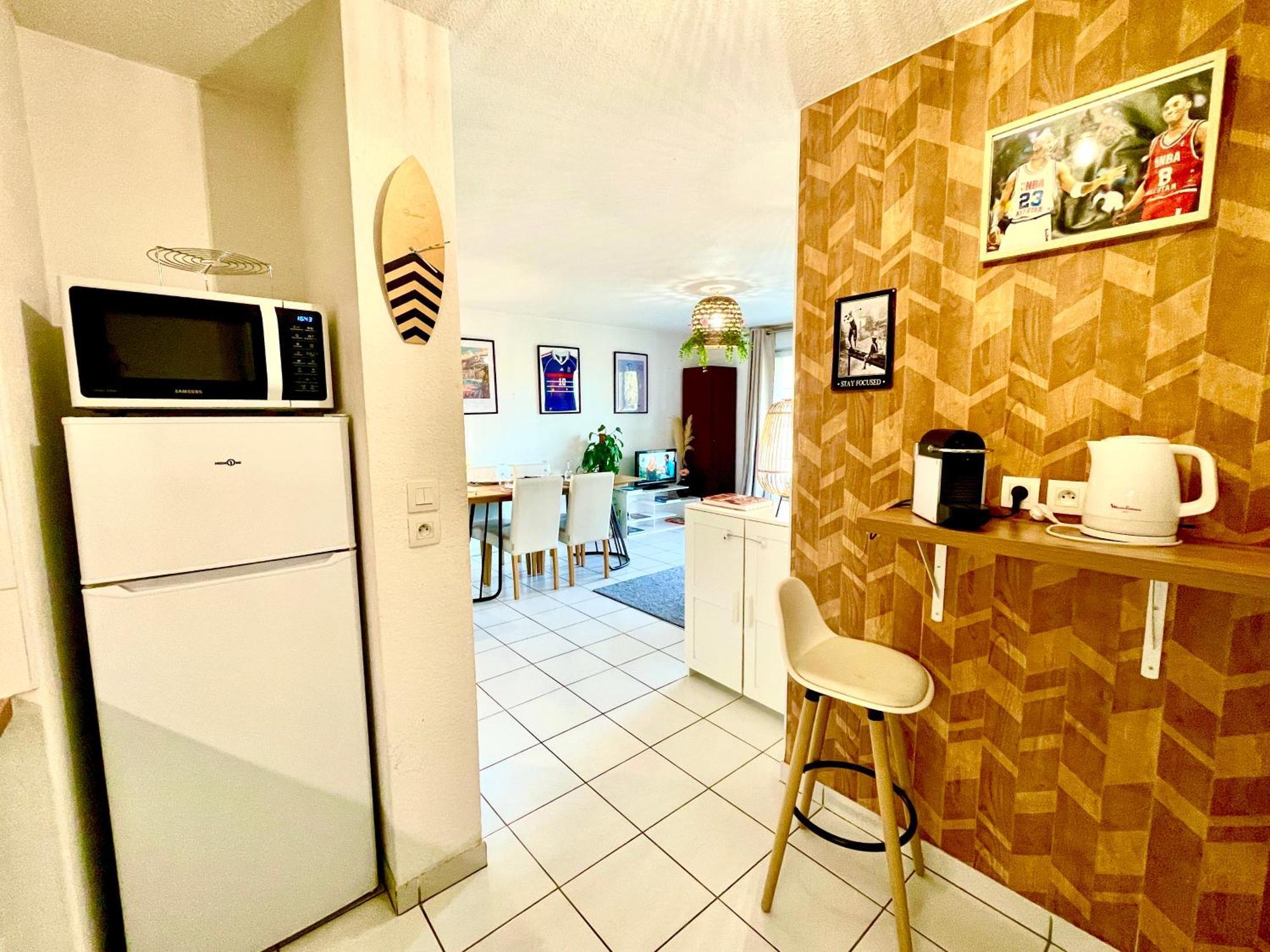 Bel Appartement T3 De 60M2 Avec Parking, Terrasse, Proche Du Metro Et Du Periph Toulouse Exterior foto