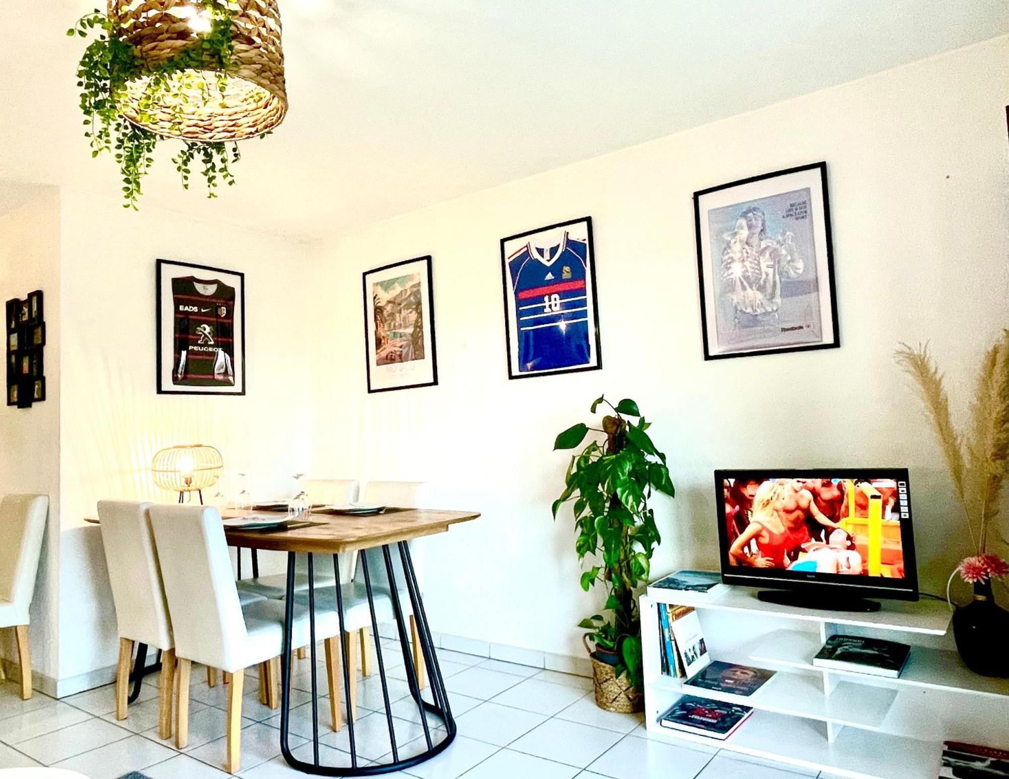 Bel Appartement T3 De 60M2 Avec Parking, Terrasse, Proche Du Metro Et Du Periph Toulouse Exterior foto
