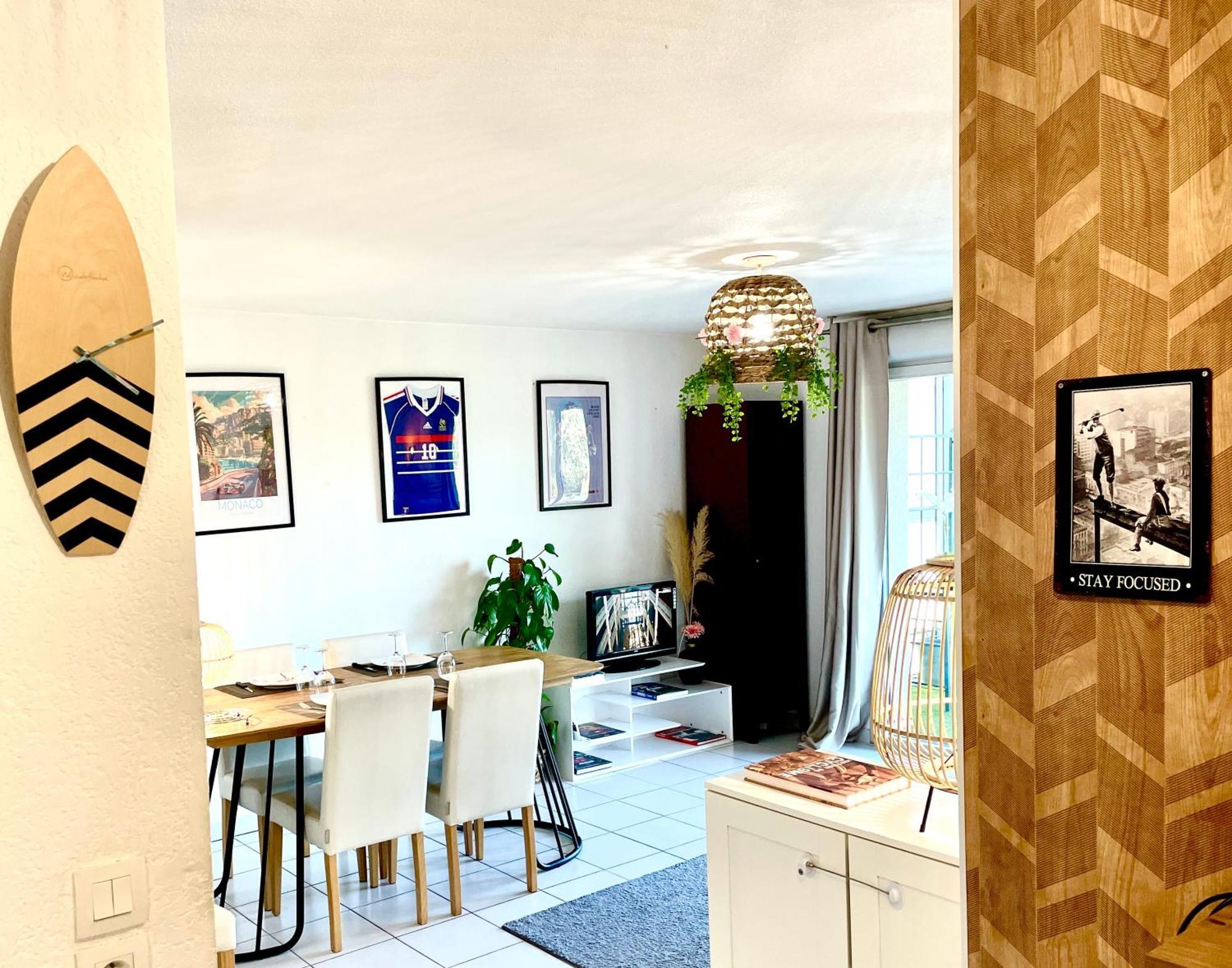 Bel Appartement T3 De 60M2 Avec Parking, Terrasse, Proche Du Metro Et Du Periph Toulouse Exterior foto